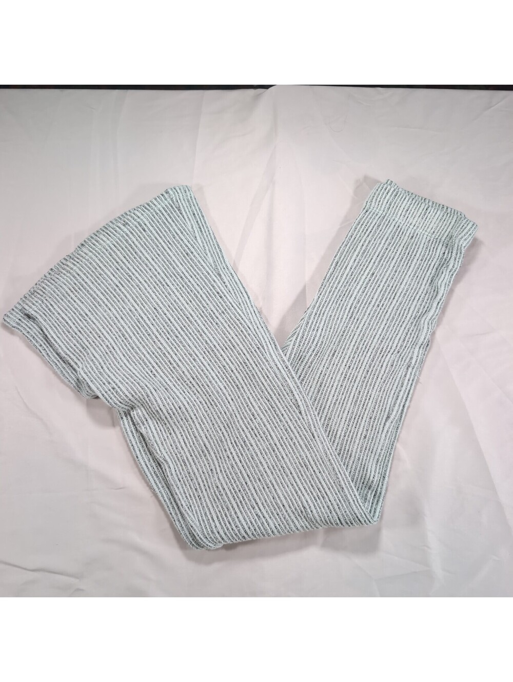 Fashion Nova High-Waisted Ribbed Knit Flare Pants